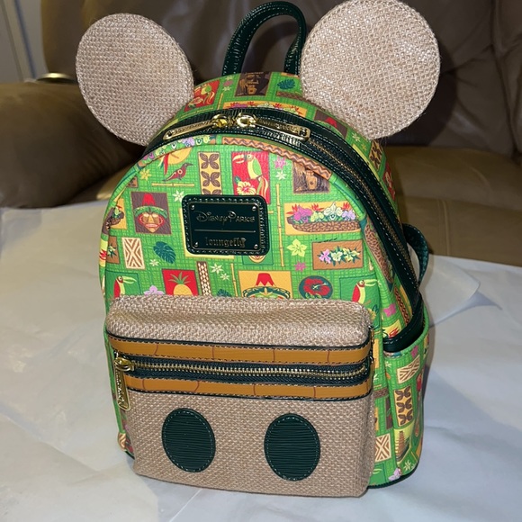 Disney Mickey Mouse The Main Attraction Backpack Loungefly Enchanted Tiki Room main image 11